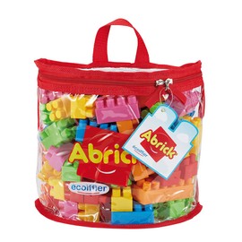 ToyCentre Ecoiffier Abrick 846 Set of 100 Building Blocks in a Semi-Circular Bag