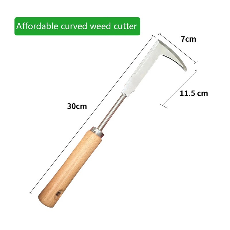 Manual Weeding Sickle for Garden & Crack Cleaning – Heavy-Duty