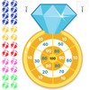 Fanfanwin Bridal Shower Games Ring Shape Dart Board with 24