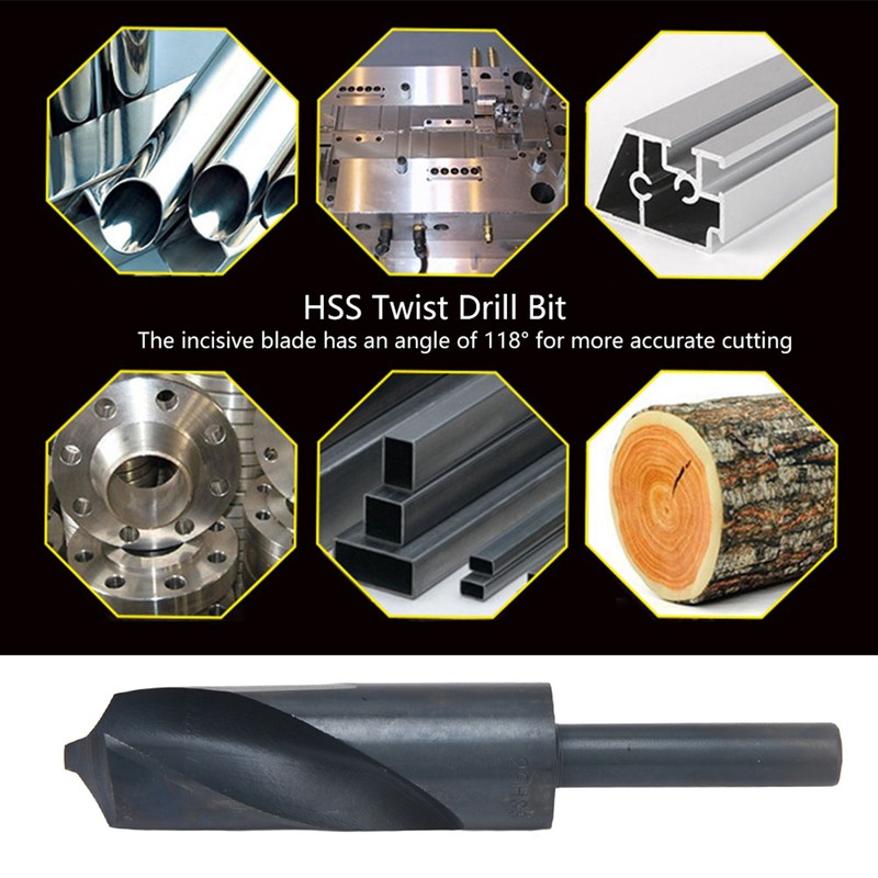 Twist Drill Bit High Speed Steel 1/2in Straight Shank 29mm