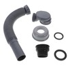 1 Set Bathtub Drain Plastic Flexible Drain Kitchen Drain Expandable