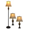 Decor Therapy Mae Table and Floor Lamp Set, Huntington Bronze
