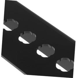 PACKOVE hairdressing stand cubby storage shelf clear wall mounted shear holder scissor holder desktop stand scissor rack wall organizer hairdressing tool Acrylic cosmetic