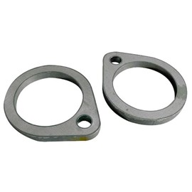 Shovelhead Stainless Steel Exhaust Port Flanges, Single Bolt
