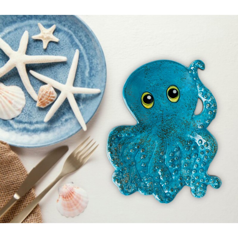 Octopus Spoon Rest For Stove Top Ceramic Spoon Rest For