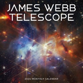 James Webb Calendar 2026 | 12" x 24" Space Telescope Astronomy Wall Calendar Full 12 Month | Marble City Press | Science Exploration QR Codes | 2026-2027 Calendar