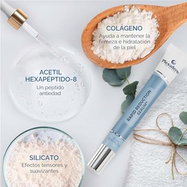 Plexaderm Suero de ojos de reducción rápida: reduce visiblemente las bolsas debajo de los ojos, arrugas, ojeras, líneas finas y patas de gallo al inst