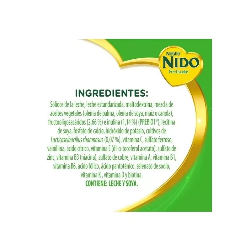 Nido 2 X Nido Kinder Pre-Escolar 2+ a partir de