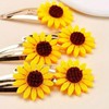 Mtxorvix 12 Pcs Girls Hair Clips Barrettes, Sunflower Hair Clip