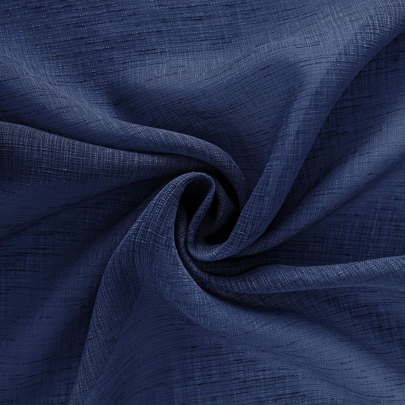 KOUFALL Short Curtains for Bathroom Window,Sheer Cafe Curtains for Kitchen
