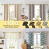 JRZOO 2 Pack Gold Curtain Rods 48 to 84 Inches(4-7