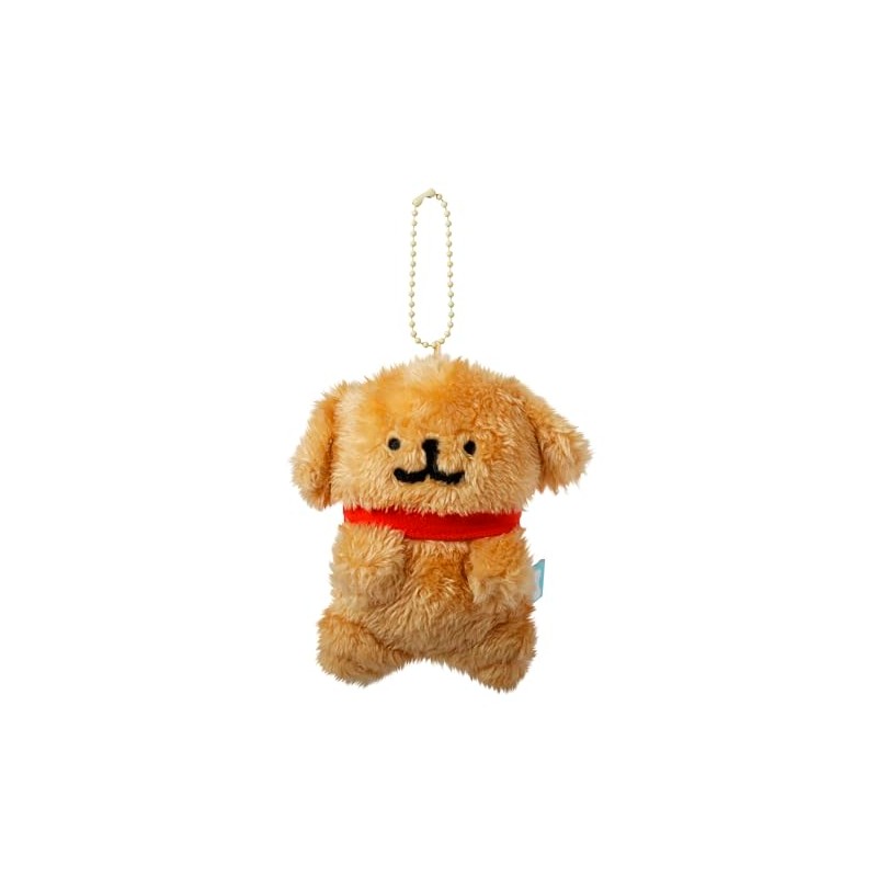 [Maltese] Maltese Plush Toy Mascot Ball Chain (Sitting) / Key