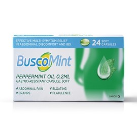 Buscomint Peppermint Oil Soft Caps 24s