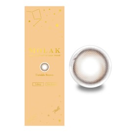 [Produced by Miyawaki Sakura & Image Model Colorcon] MOLAK 1 DAY 10 Sheets Set Twinkle Brown [-1.25]