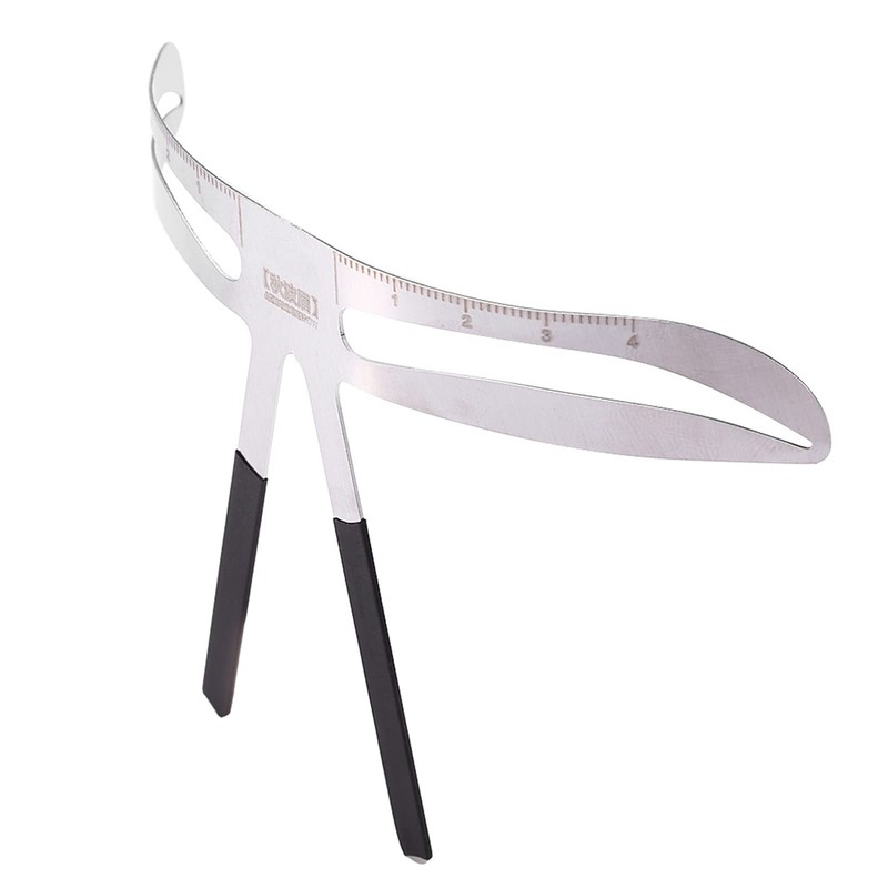 1 Piece Eyebrow Ruler, Professional Eyebrow Measure Balance Extension Ruler