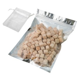 kicoriya Japanese Cypress Cube Block Cypress Chip Potpourri 3.2 oz (90 g) with Sachet Bag
