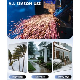 Sinyoeer 304 Stainless Steel Flag Poles wit Flag and Bracket, 6 FT Flagpole for Outside House, 1 Inch Outdoor Flag Pole with Swivels Rings, Heavy Duty Flag House Flagpole for Porch