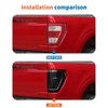 JeCar Smoked Tail Light Covers Trim Guards Only for 2021-2023