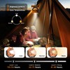 20000mAh Solar Camping Fan, Portable Rechargeable Battery & Solar Powered