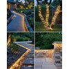 LIFENGSOLER Solar Strip Lights Outdoor Waterproof, 16.4FT 300LEDs Solar &