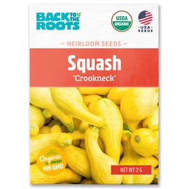 Back to The Roots 100% Organic Seed Packet - Squash 'Crookneck' 2g