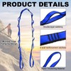 PATIKIL 22KN Adjustable Daisy Chain Yoga Extend Belt 1.8M, 2
