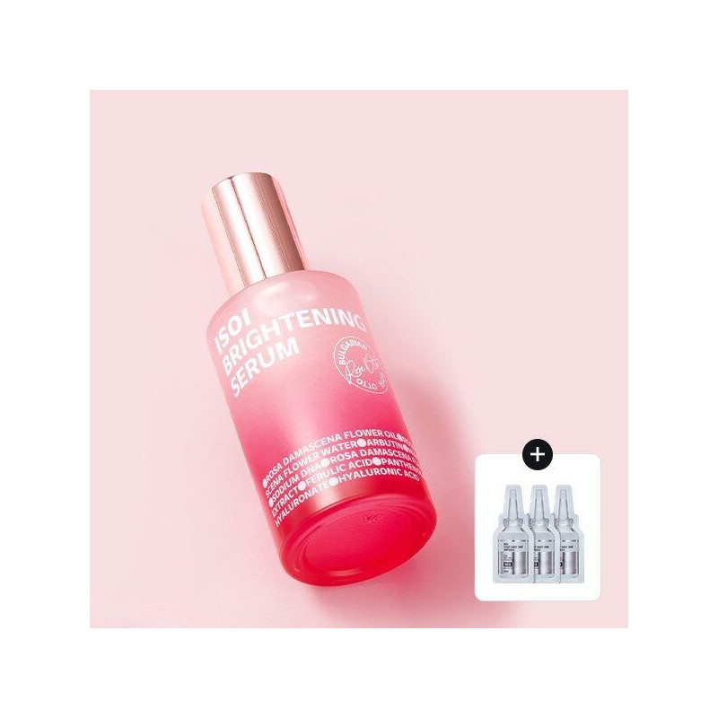 Isoi [아이소이][17주년] 브라이트닝 로즈 PDRN 세럼 35ml + 겔 마스크