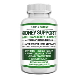 Limpieza De Riñones 60 Cápsulas Kidney Cleanse Hecho En Usa Sabor S/n
