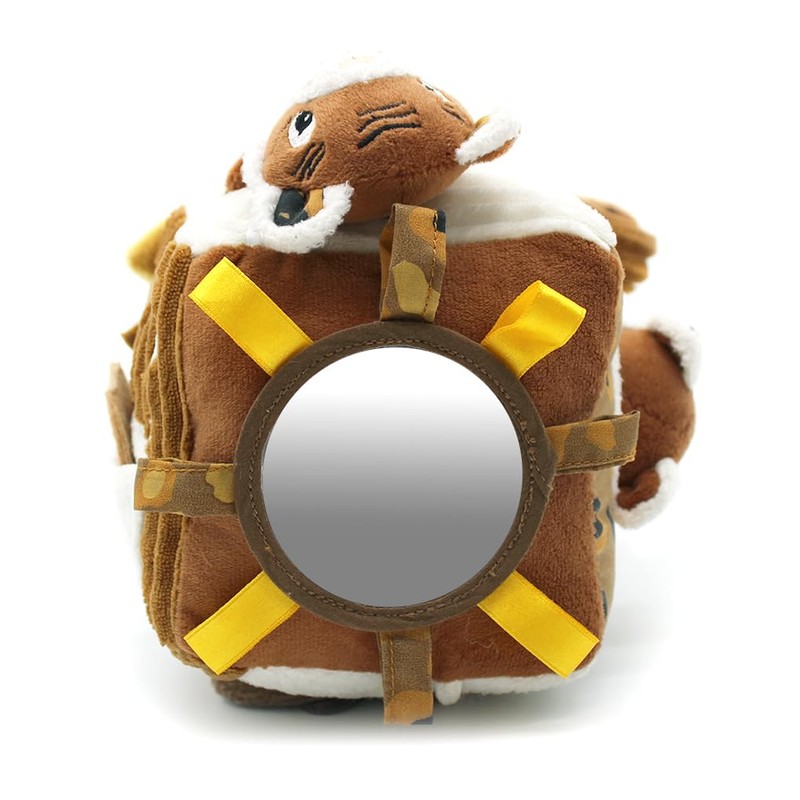 Les Déglingos - Fabric Activity Cube - Speculos the Tiger