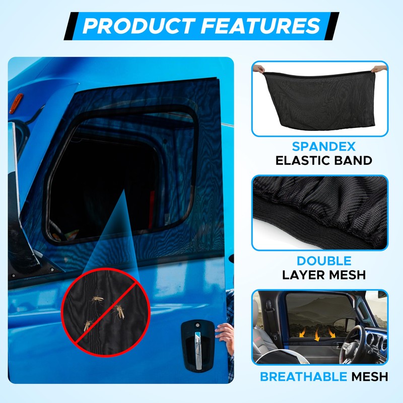 Econour - Parasol Tapasoles para Ventana Lateral de Coche, Talla