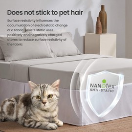 SLEEP ZONE Wrap Around Pleated Bed Skirts Queen Size, 15 inch Tailored Drop Easy Fit Bedskirt, Anti-Static, Wrinkle Free, and Fade Resistant (Queen, White)