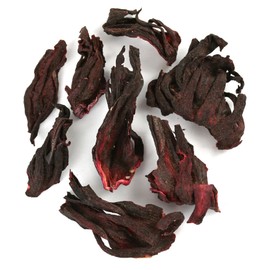 Organic Hibiscus Flowers Premium Loose Leaf Herbal Tea - Chiswick Tea Co - 50g Tin