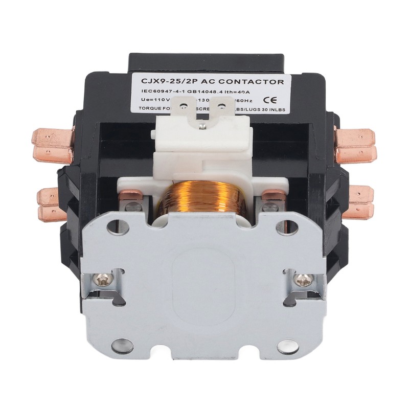AC Contactor 25A Silver Alloy Contact Flame Retardant Air Conditioner