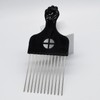 Professional Afro Pick Hair Comb Metal Wide Tooth Hair Cutting