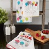 DII Happy Birthday Confetti Collection, Dishtowel Set