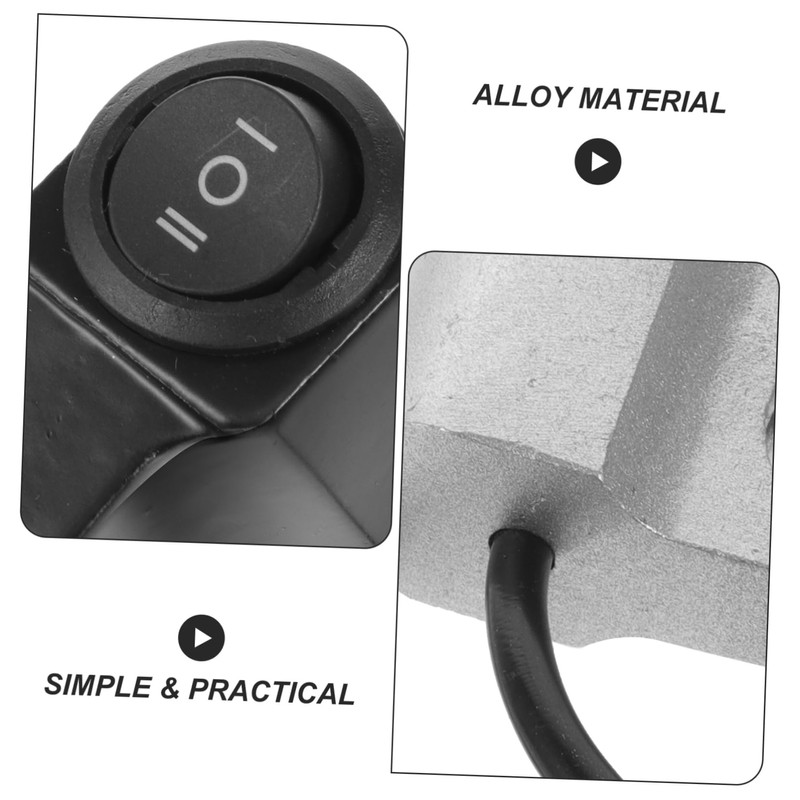 Alipis 2pcs Motorcycle Headlight Switches Durable Handlebar Toggle Switches Compatible