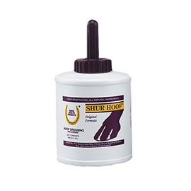 Horse Health Shur pezuña Crema hidratante con Cepillo para Polvo para Polvo para Cascos de Caballo