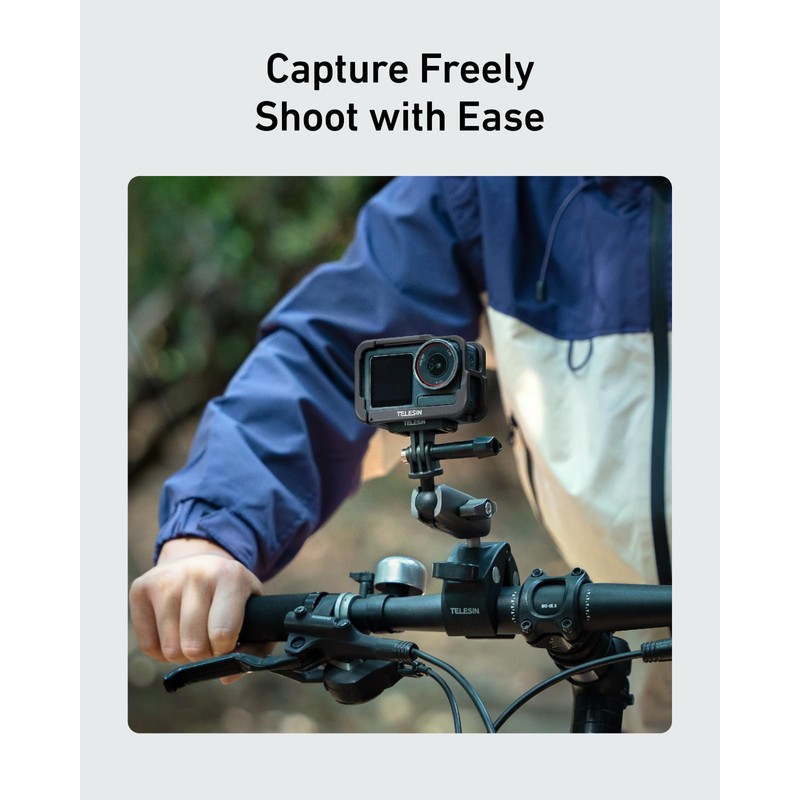 TELESIN 54g Ultra-Light Camera Cage for DJI Action 5 Pro