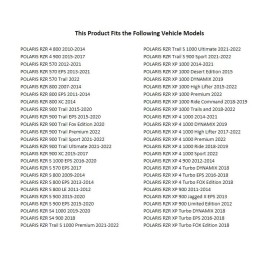 Tusk Billet Aluminum Gas Cap Black/Silver - For Polaris RZR