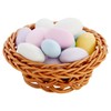 24 Pack Small Woven Basket Set, 3.1x1.2 Inches, Bulk Mini