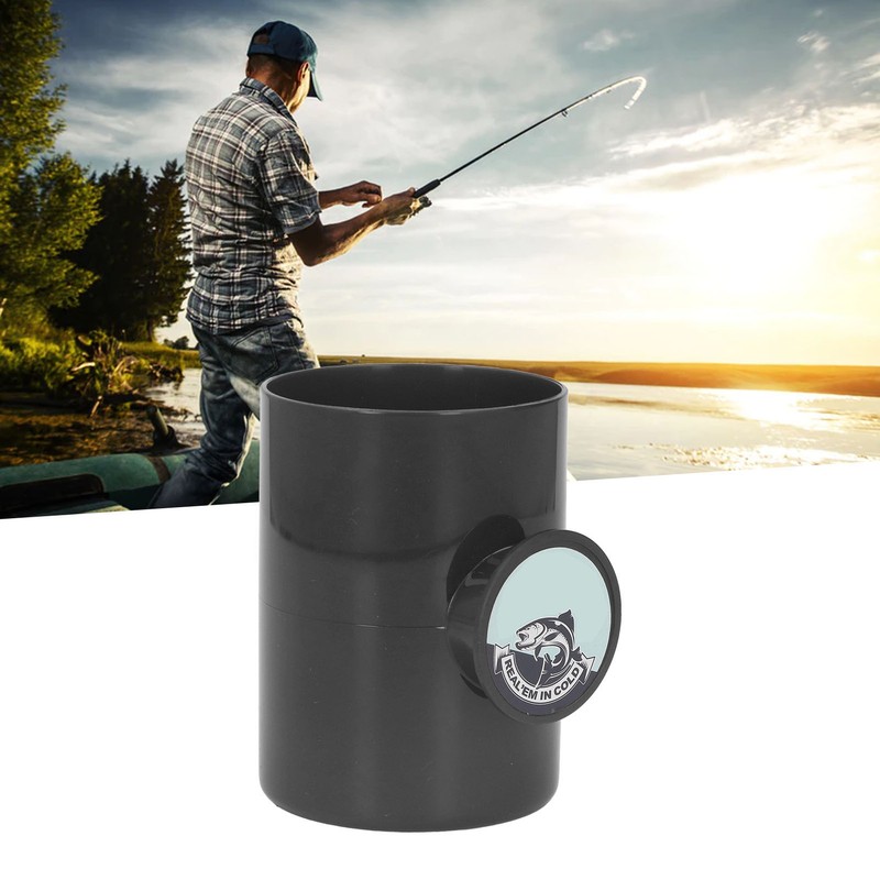 Plastic Fishing Can Cooler with Hand Line Reel Attached Hard