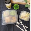 ecopax 75 Sets PP Pebble Box Serving Tray and Vented