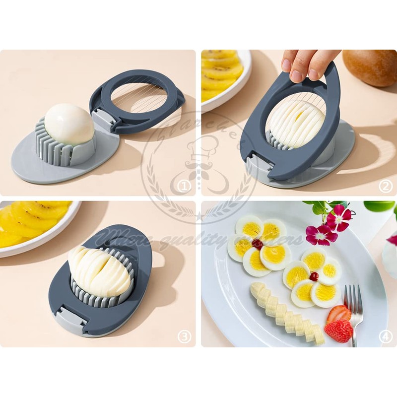Starchef Stainless Steel Preserved Egg Ham Banana Cutter Slicer, Slice
