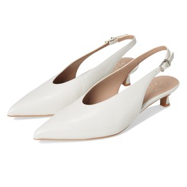 Naturalizer Women's Nicolette Pump, Warm White Leather, 9