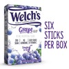 Welch's Singles To Go Drink Mix Grape, 6 Boxes with