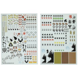 Greenstuff World Waterslide Decal Undead Model Decal GSWD-2115 Green,Green