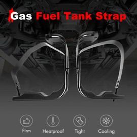 2Pcs Gas Tank Bracket Fuel Tank Hangers Front & Rear Set Compatible with Chevy & GMC Pickup C/K Series 1973-1986 R/V Series 1987-1991 Replace 15549305, 15592480, 15624659