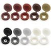200 Pieces Hinged Screw Cover Caps, Fold Screw Snap Covers