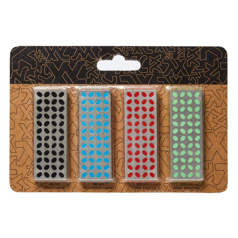 XCMAN Ski Snowboard Diamond Edge Files - 4 Pack(Coarse/M-Coarse/Fine/Extra Fine,