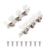 Classical Guitar String Tuning Pegs Silver Guitar Machine Heads Set